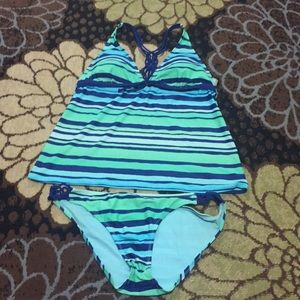 Plus size 2 piece bathing suit
